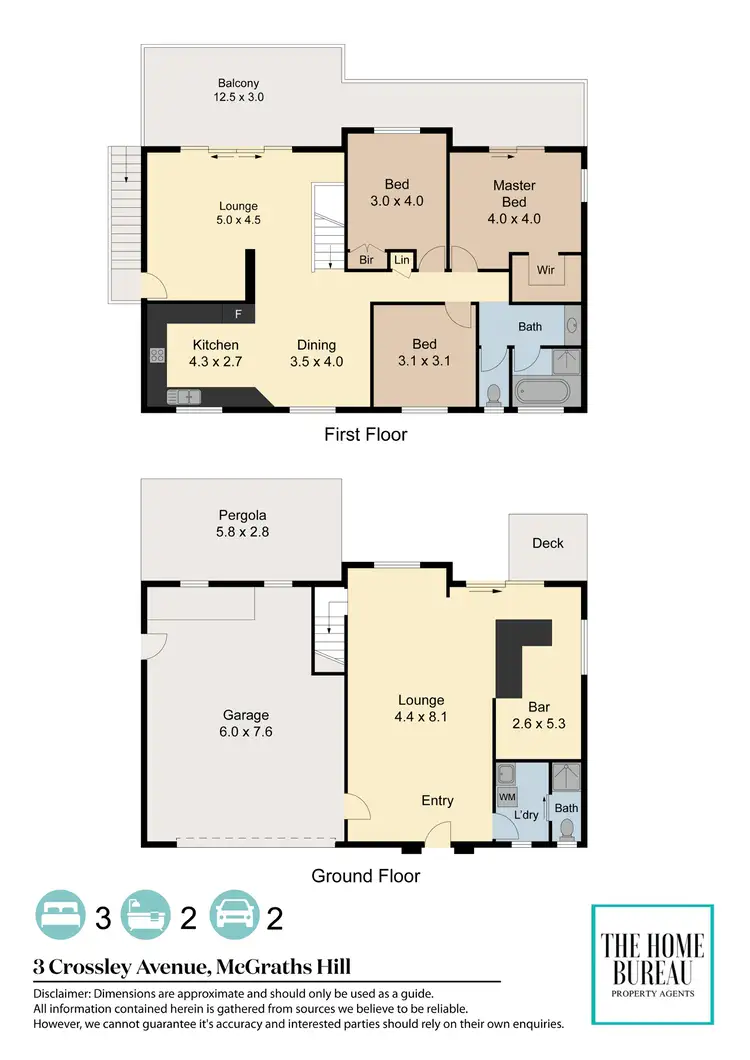 Floorplan of Homely house listing, 3 Crossley Avenue, Mcgraths Hill NSW 2756