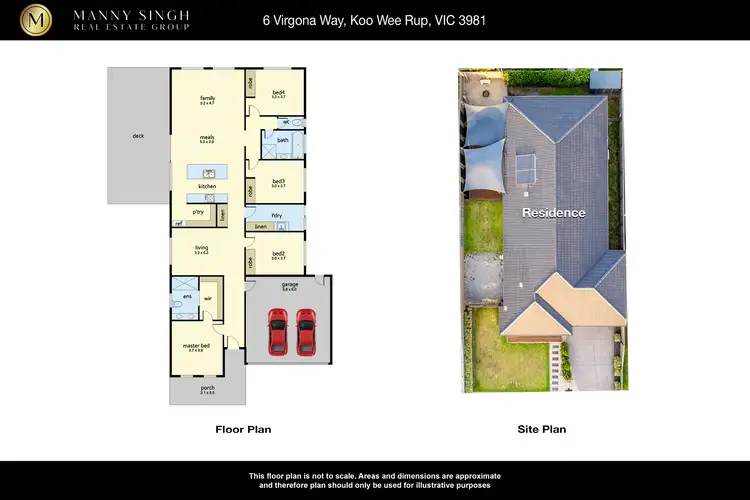Floorplan of Homely house listing, 6 Virgona Way, Koo Wee Rup VIC 3981