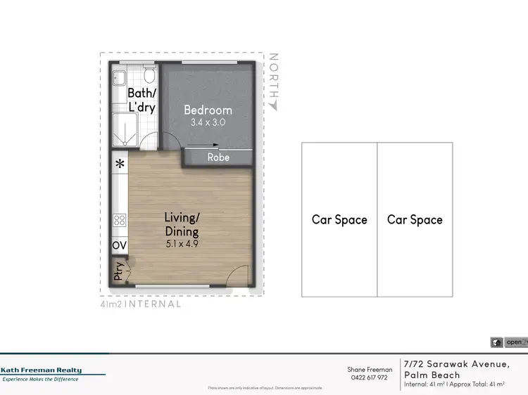 Floorplan of Homely unit listing, 7/72 Sarawak Avenue, Palm Beach QLD 4221