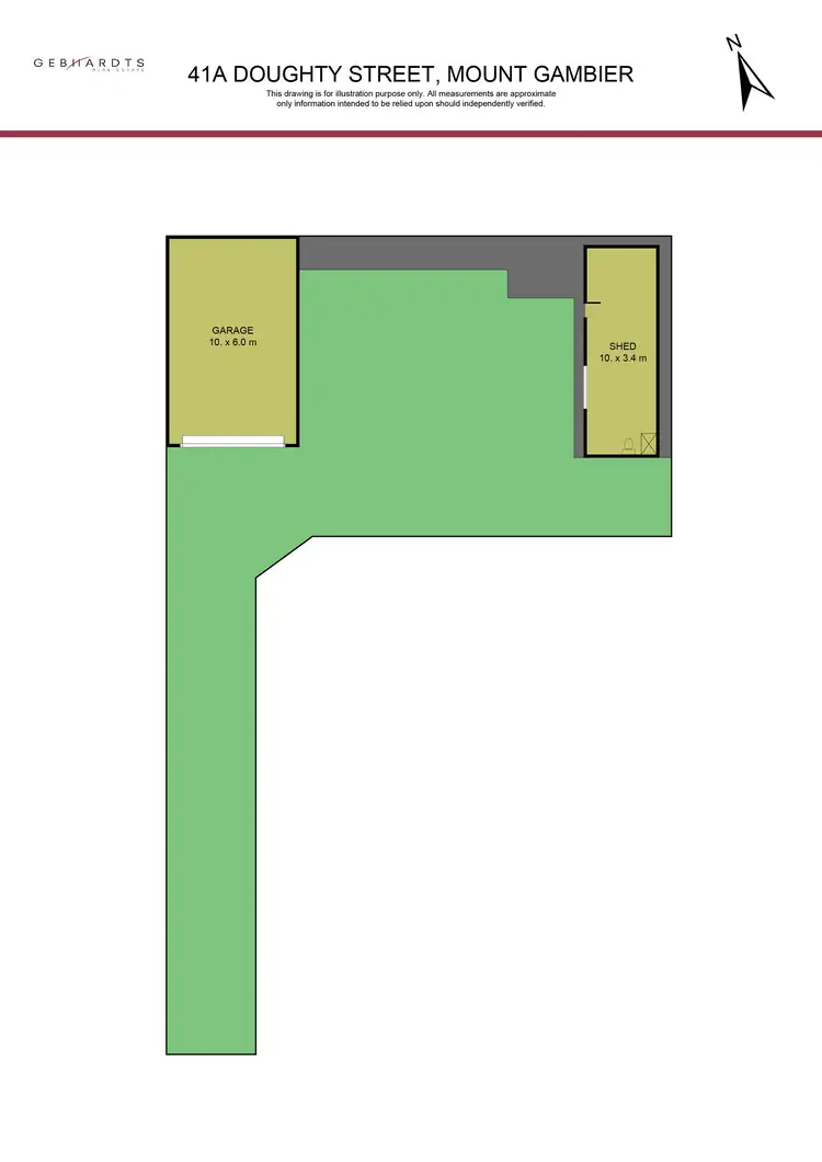 Floorplan of Homely land listing, 41a Doughty Street, Mount Gambier SA 5290
