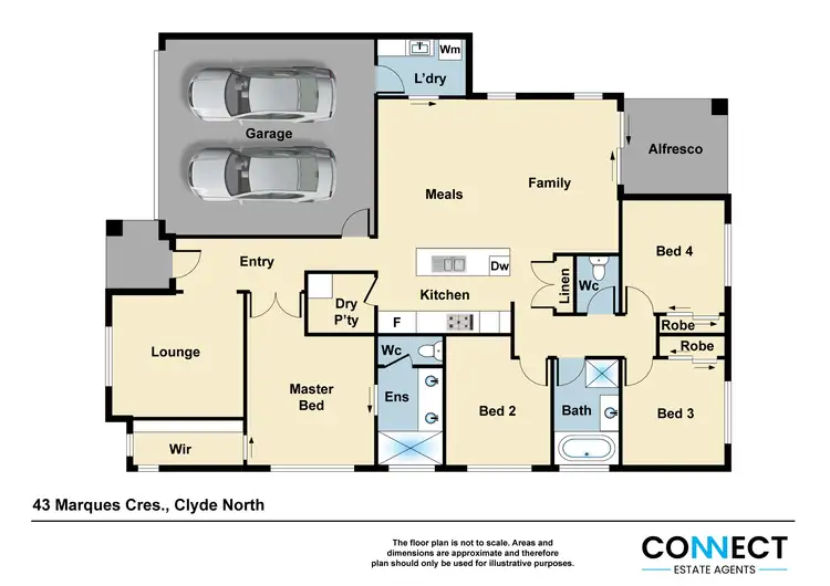 Floorplan of Homely house listing, 43 Marquess Crescent, Clyde North VIC 3978