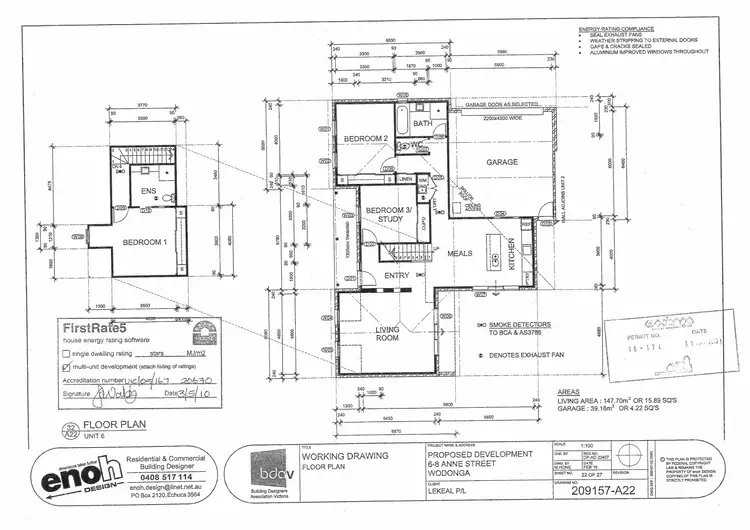 Floorplan of Homely townhouse listing, 6/6 Anne Street, Wodonga VIC 3690
