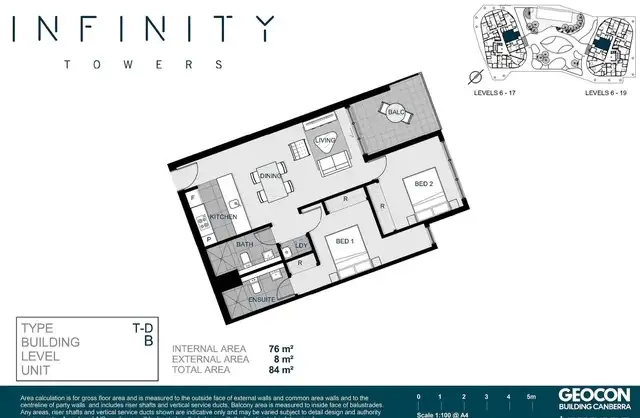 Floorplan of Homely apartment listing, 413/1 Anthony Rolfe Avenue, Gungahlin ACT 2912