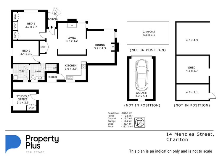 Floorplan of Homely house listing, 14 Menzies Street, Charlton VIC 3525