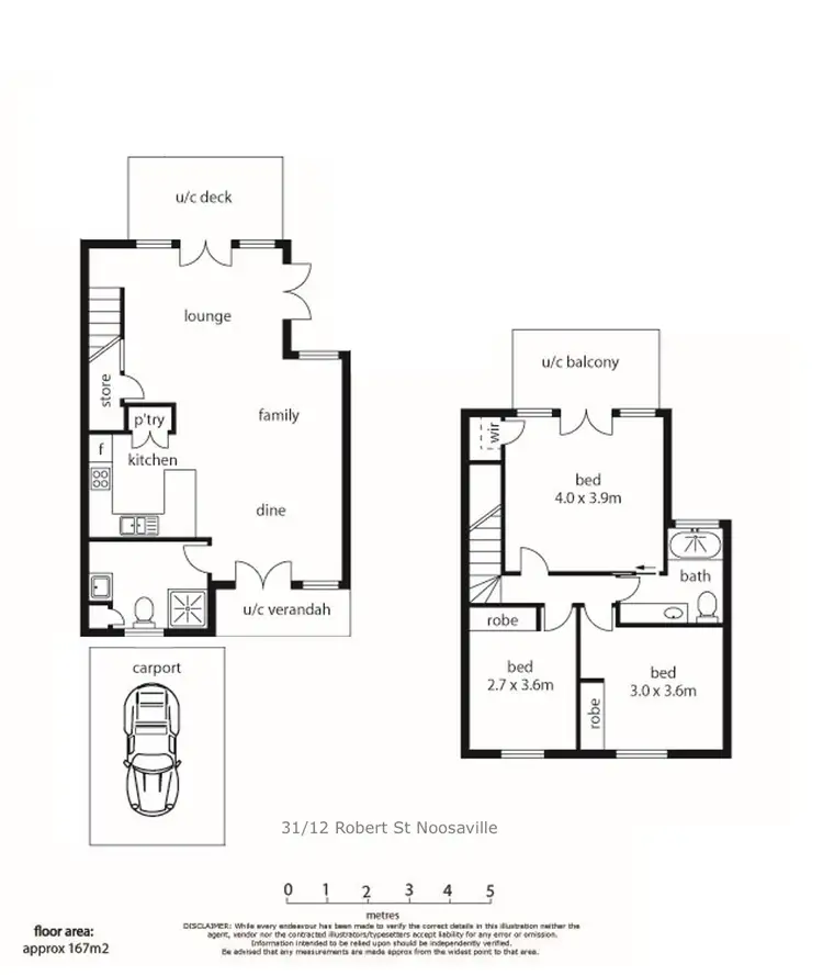 Floorplan of Homely townhouse listing, 31/12 Robert Street, Noosaville QLD 4566