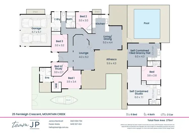 Floorplan of Homely house listing, 25 Fernleigh Crescent, Mountain Creek QLD 4557