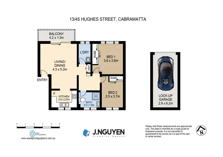 Floorplan of Homely unit listing, 13/45-49 Hughes Street, Cabramatta NSW 2166