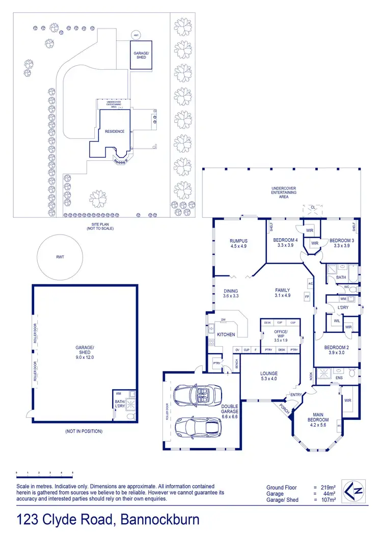 Floorplan of Homely house listing, 123 Clyde Road, Bannockburn VIC 3331