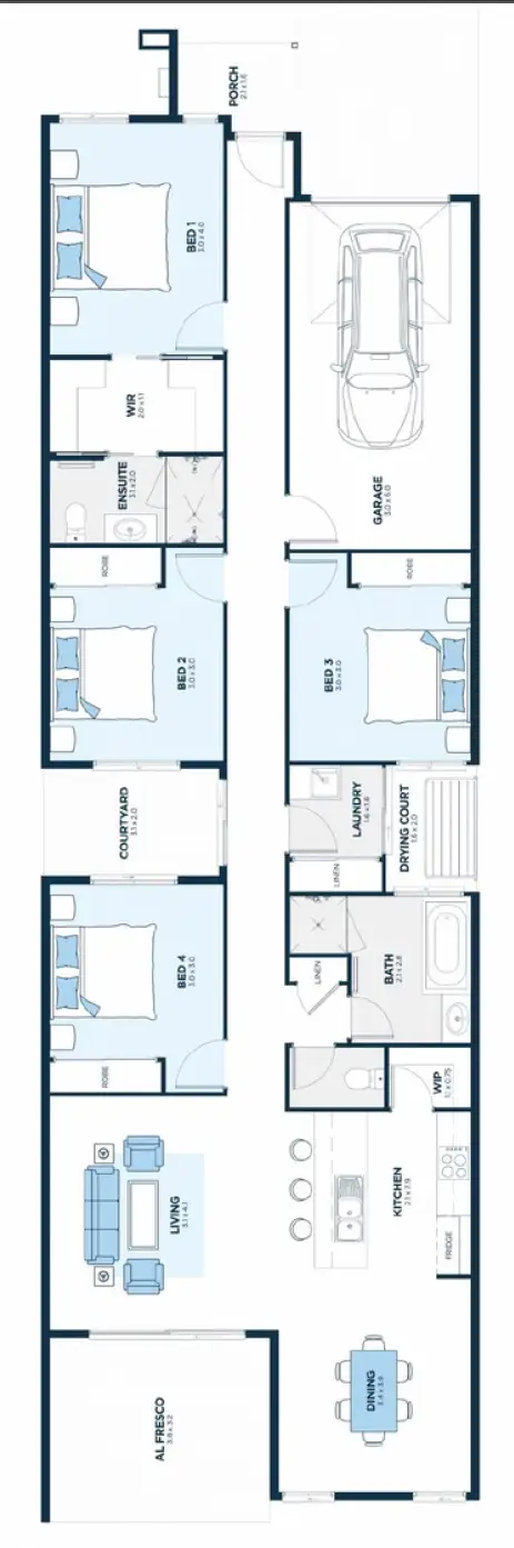 Floorplan of Homely house listing, Address available on request