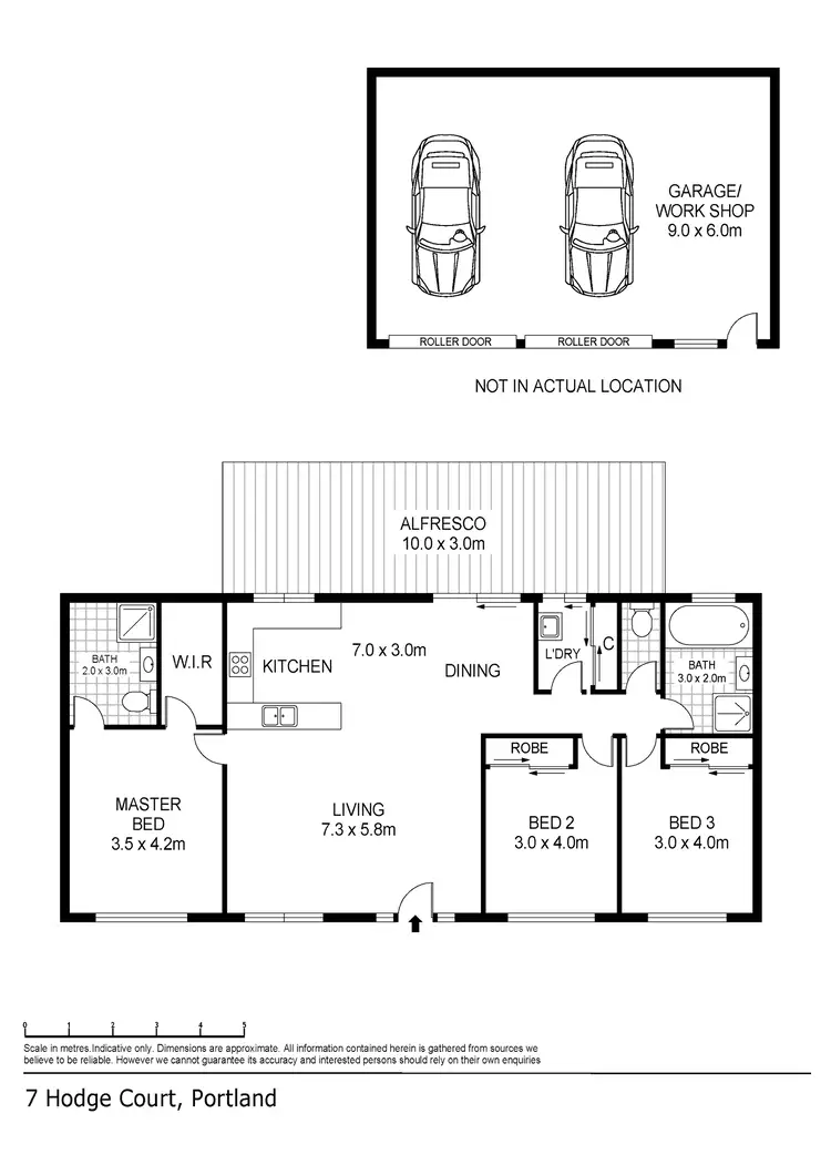 Floorplan of Homely house listing, 7 Hodge Court, Portland VIC 3305
