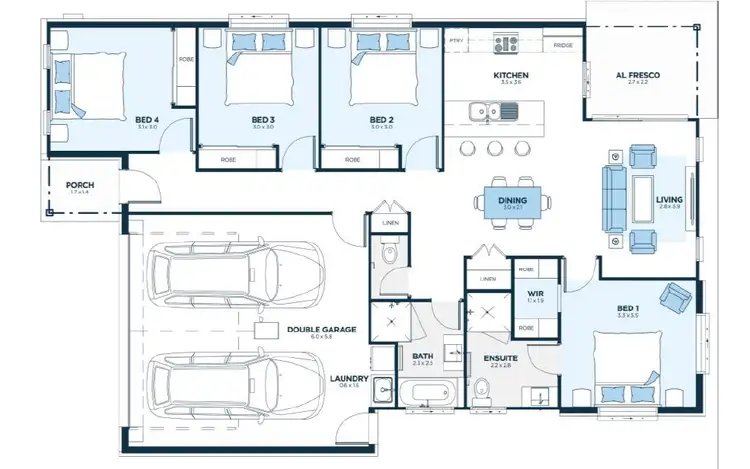 Floorplan of Homely house listing, Address available on request