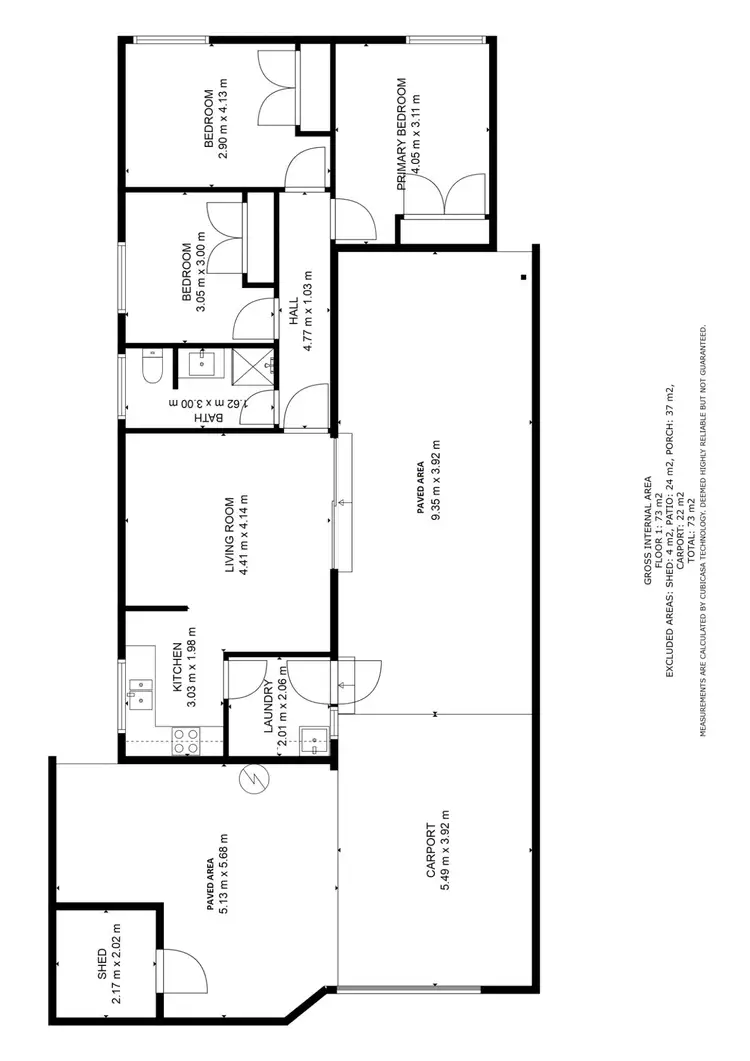Floorplan of Homely house listing, 3/40 Wittenoom Street, Boulder WA 6432