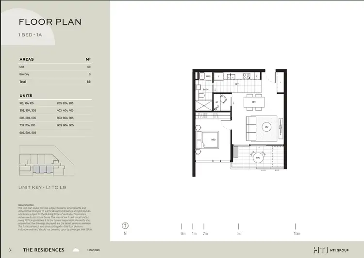 Floorplan of Homely apartment listing, 48/122 MacArthur Avenue, Turner ACT 2612