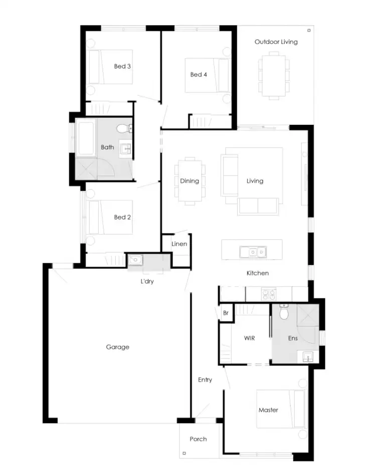 Floorplan of Homely house listing, Address available on request