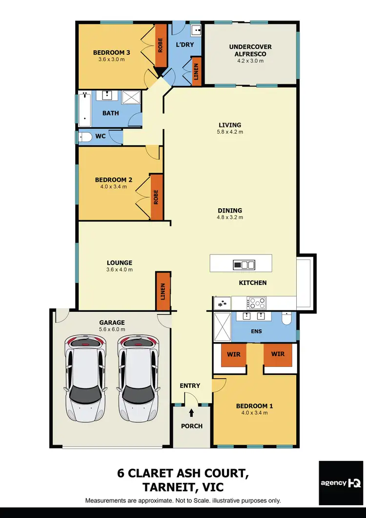 Floorplan of Homely house listing, 6 Claret Ash Court, Tarneit VIC 3029
