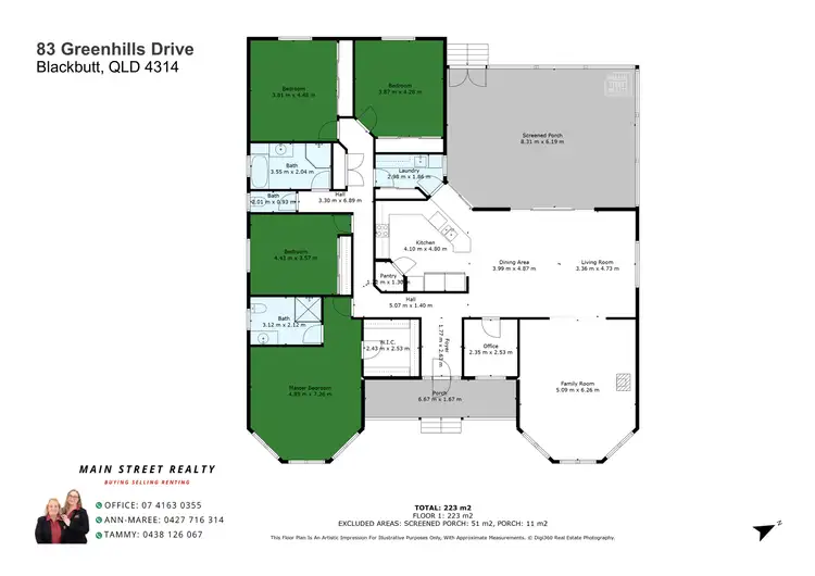 Floorplan of Homely house listing, 83 Greenhills Drive, Blackbutt QLD 4314