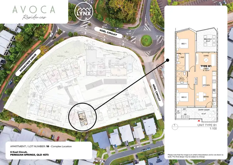 Floorplan of Homely apartment listing, 6/18 Koel Circuit, Peregian Springs QLD 4573
