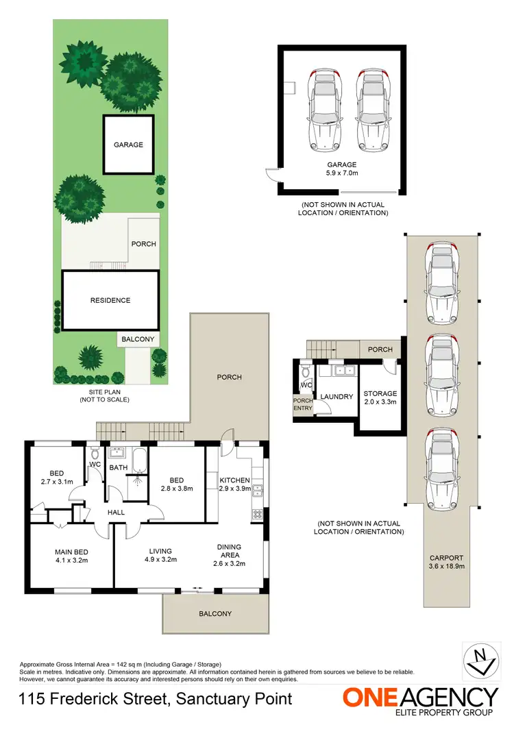 Floorplan of Homely house listing, 115 Frederick Street, Sanctuary Point NSW 2540