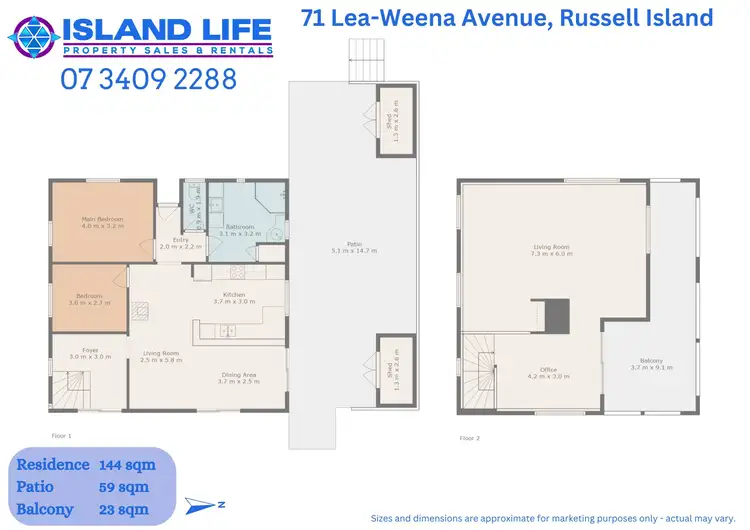 Floorplan of Homely house listing, 71 Lea Weena Avenue, Russell Island QLD 4184