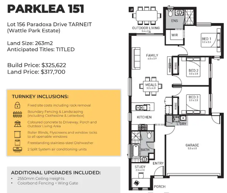 Floorplan of Homely land listing, LOT 156 Paradoxa Drive, Tarneit VIC 3029