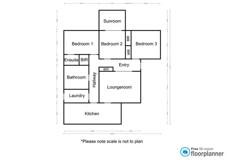 Floorplan of Homely house listing, 40 Anderson Street, Dimboola VIC 3414
