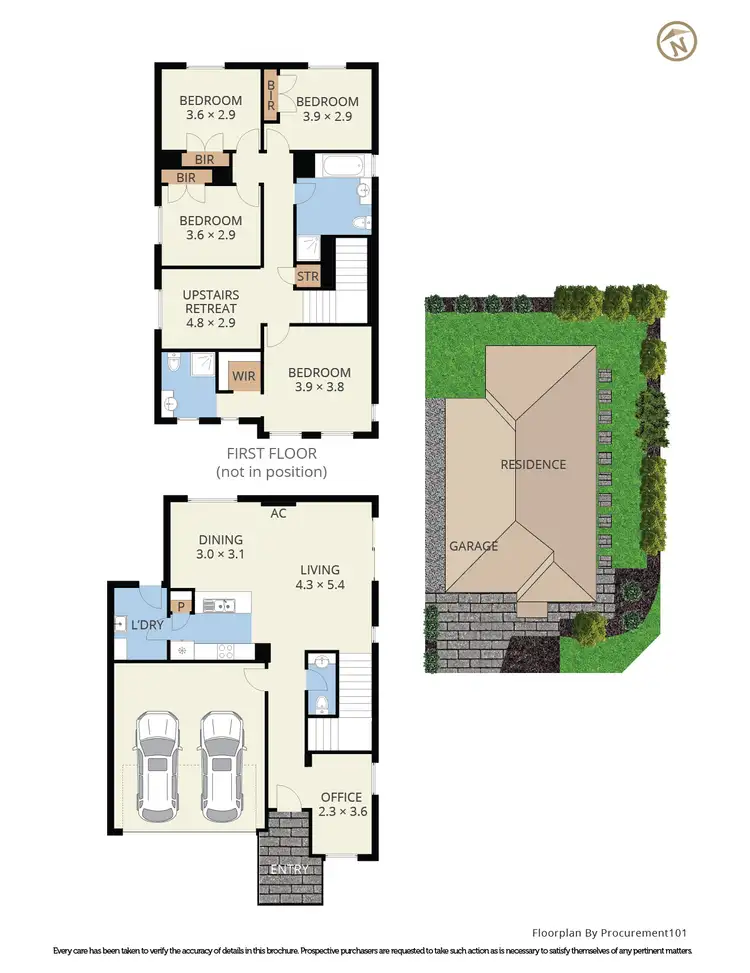 Floorplan of Homely house listing, 2 Hercules Drive, Officer VIC 3809