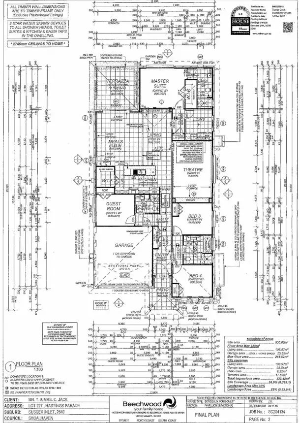 Floorplan of Homely house listing, 7 Hastings Parade, Sussex Inlet NSW 2540