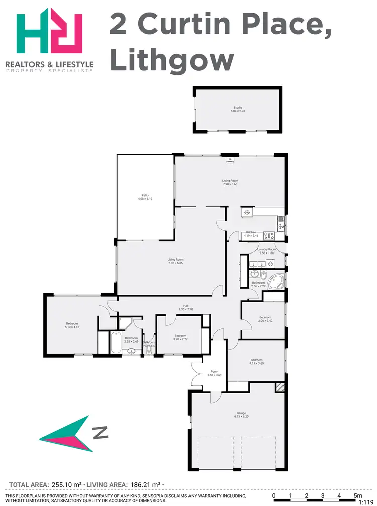 Floorplan of Homely house listing, 2 Curtin Place, Lithgow NSW 2790