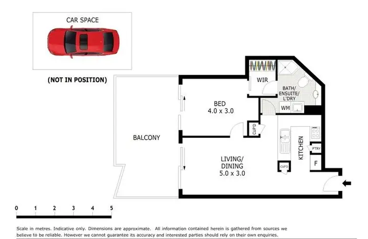 Floorplan of Homely apartment listing, 4809/7 Land Street, Toowong QLD 4066