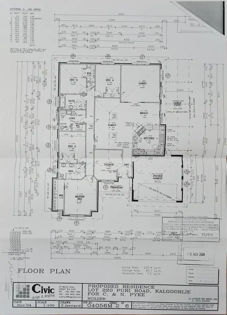 Floorplan of Homely house listing, 9 Puri Road, Hannans WA 6430
