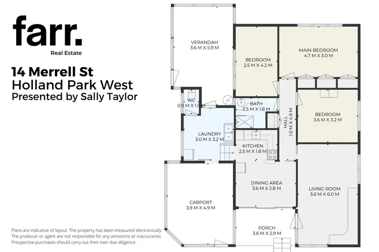 Floorplan of Homely house listing, 14 Merrell Street, Holland Park West QLD 4121