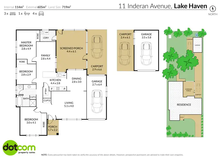 Floorplan of Homely house listing, 11 Inderan Avenue, Lake Haven NSW 2263