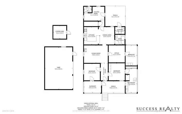 Floorplan of Homely house listing, 31 Holberton Street, Rockville QLD 4350
