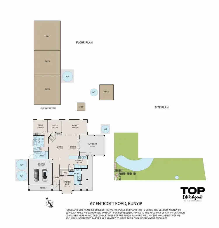 Floorplan of Homely house listing, 67 Enticott Road, Bunyip VIC 3815