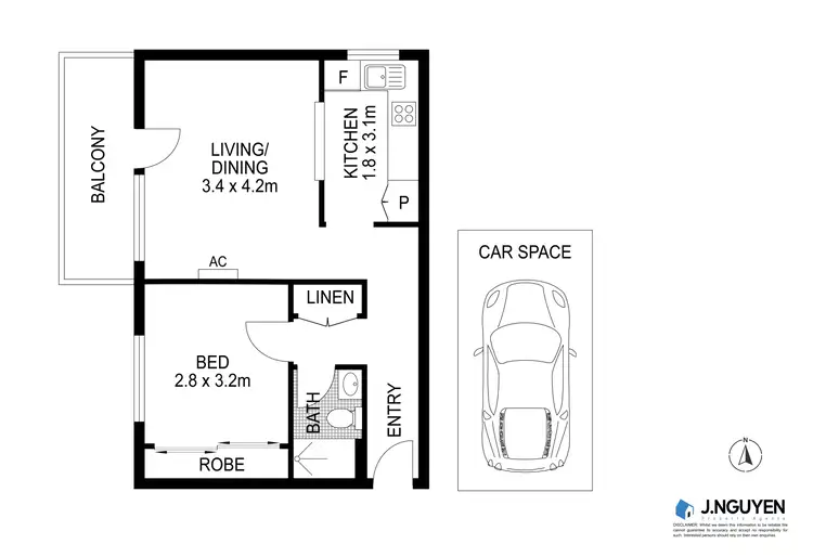 Floorplan of Homely apartment listing, 19/190 Sandal Crescent, Carramar NSW 2163