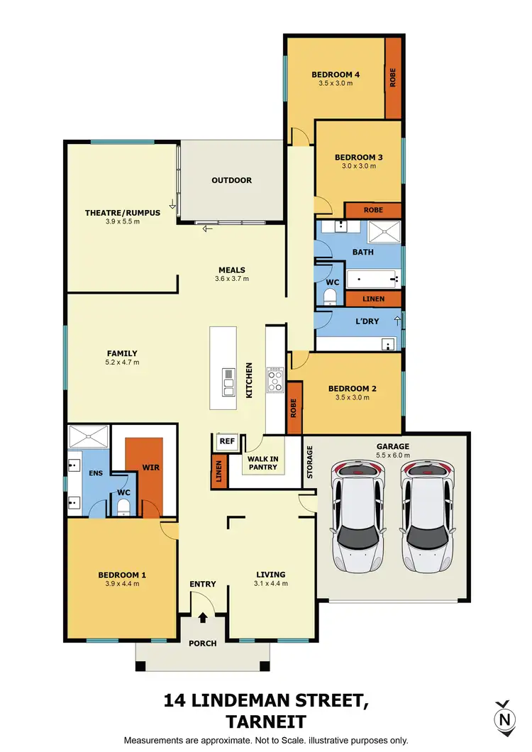 Floorplan of Homely house listing, 14 Lindeman Street, Tarneit VIC 3029