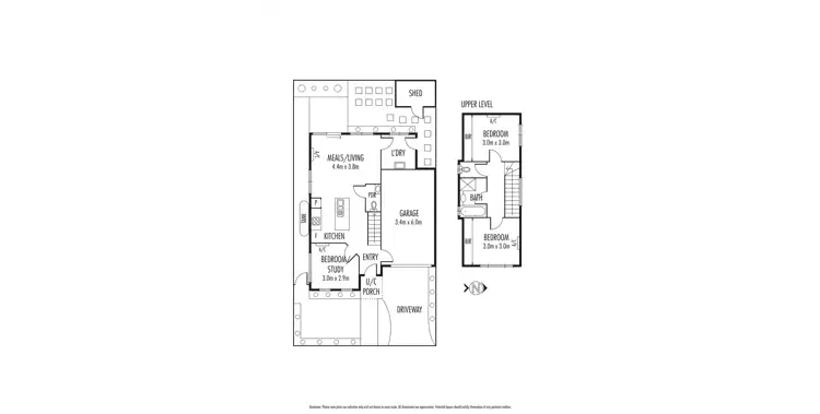 Floorplan of Homely townhouse listing, 4 Tenerrife Crescent, Point Cook VIC 3030