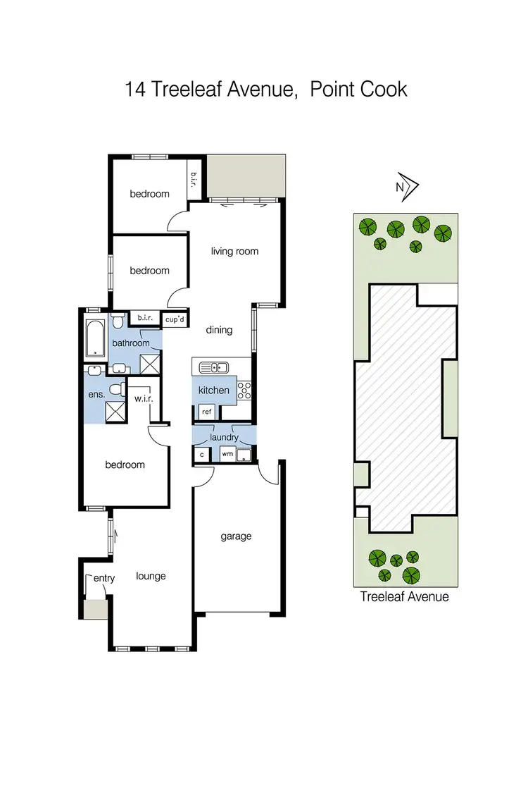 Floorplan of Homely house listing, 14 Treeleaf Avenue, Point Cook VIC 3030