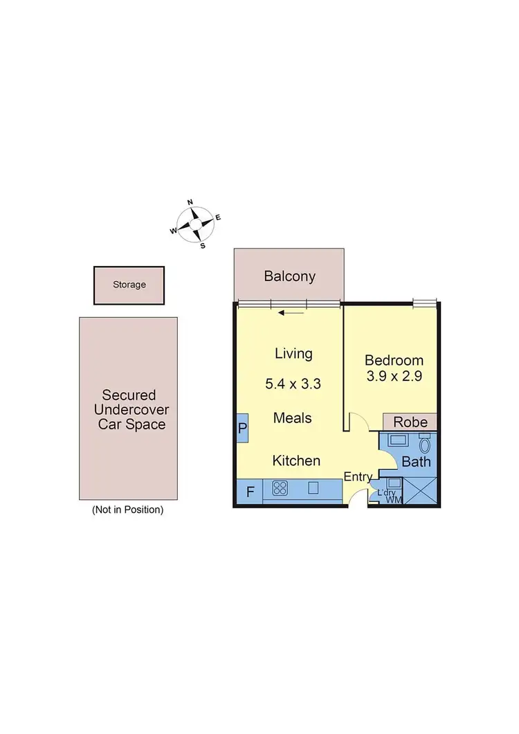 Floorplan of Homely apartment listing, 217/20 Camberwell Road, Hawthorn East VIC 3123