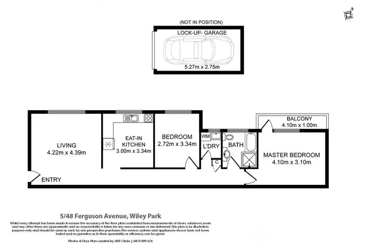 Floorplan of Homely unit listing, 5/48 Ferguson Avenue, Wiley Park NSW 2195