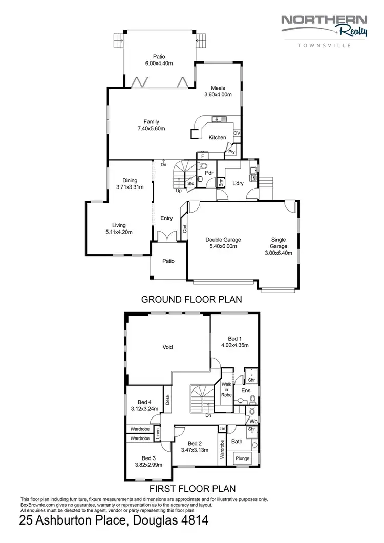 Floorplan of Homely house listing, 25 Ashburton Place, Douglas QLD 4814