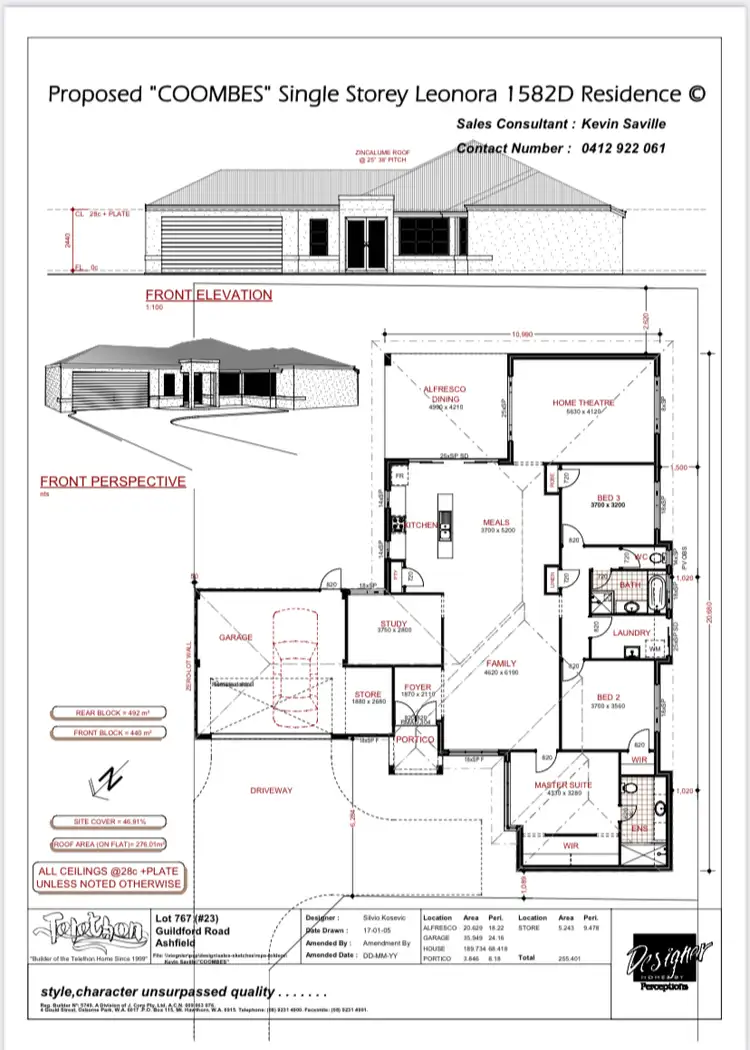 Floorplan of Homely house listing, 23A Guildford Road, Ashfield WA 6054
