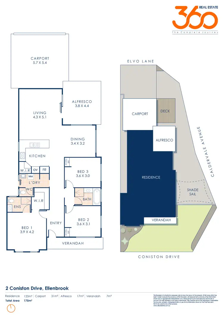 Floorplan of Homely house listing, 2 Coniston Drive, Ellenbrook WA 6069