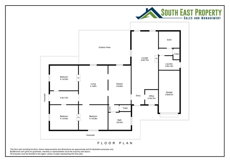 Floorplan of Homely house listing, 954 Mayurra Road, Millicent SA 5280