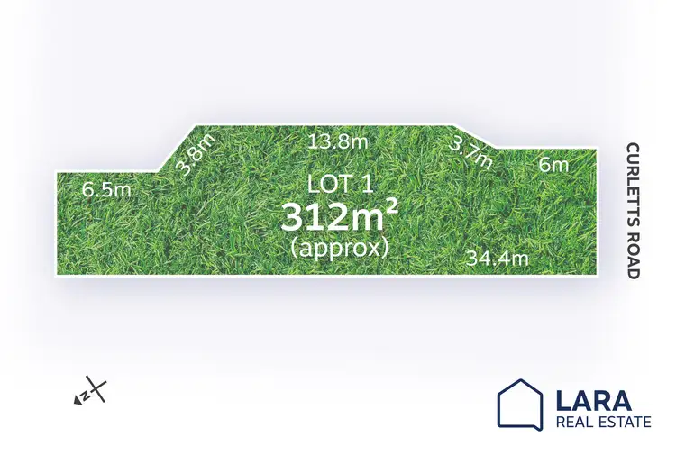 Floorplan of Homely land listing, LOT 1, 64 Curletts Road, Lara VIC 3212