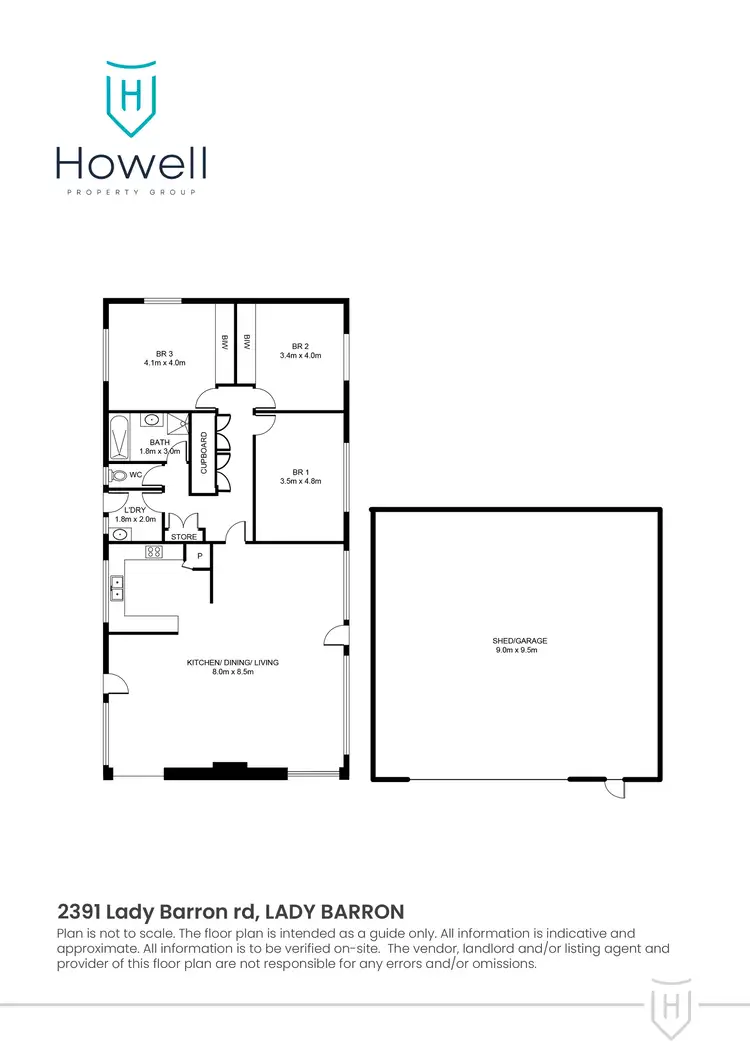 Floorplan of Homely house listing, 2391 Lady Barron Road, Lady Barron TAS 7255