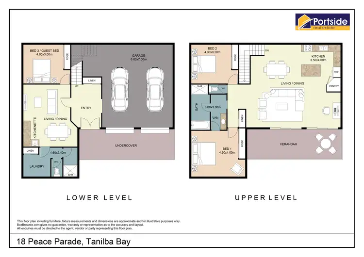 Floorplan of Homely house listing, 18 Peace Parade, Tanilba Bay NSW 2319