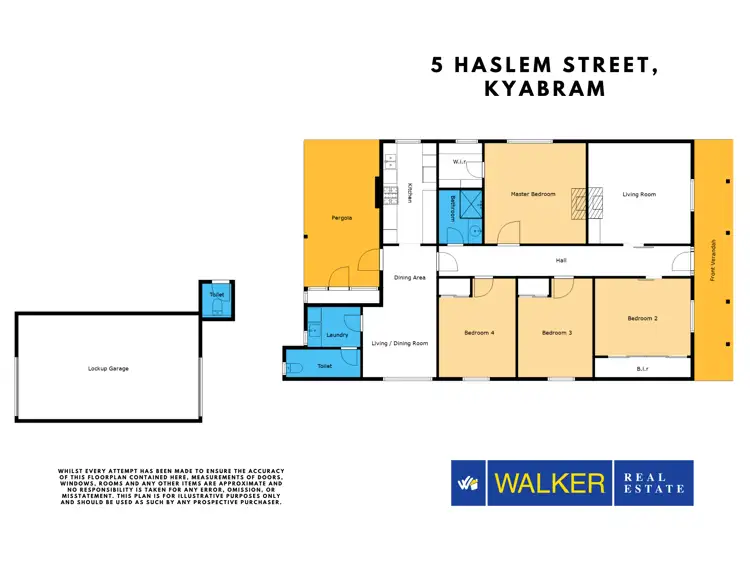 Floorplan of Homely house listing, 5 Haslem Street, Kyabram VIC 3620