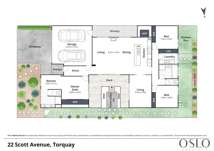 Floorplan of Homely house listing, 22 Scott Avenue, Torquay VIC 3228