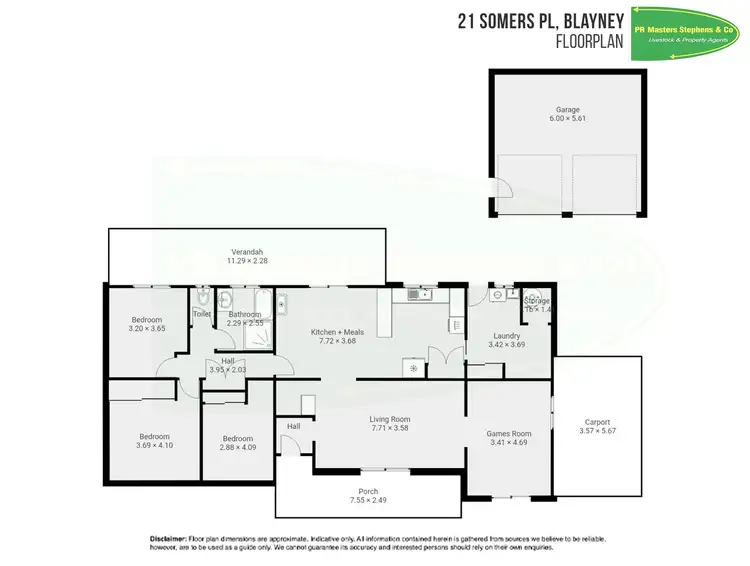Floorplan of Homely house listing, 21 Somers Place, Blayney NSW 2799